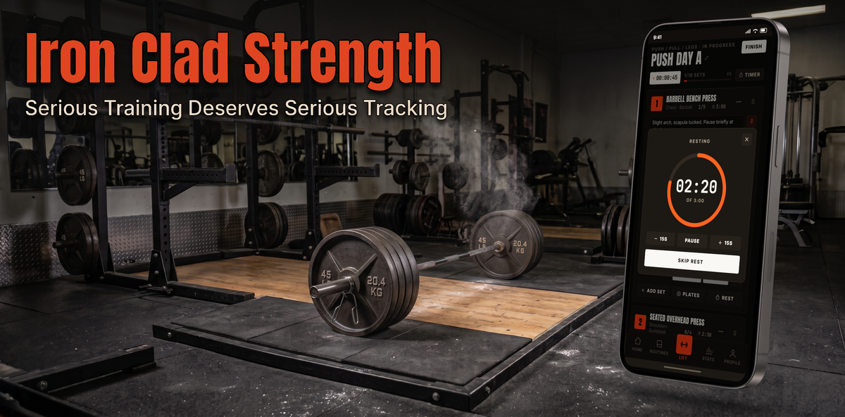 Iron Clad Strength — serious training deserves serious tracking